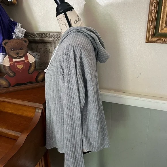 Womens Forever 21 Grey Hoodie L - Picture 4 of 4